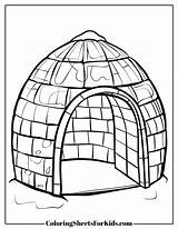 Igloo Coloring Pages Free PDF Printables  Sheets For Kids sketch template