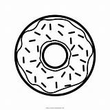 Printable Donut Coloring Pages sketch template