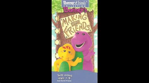 Barney's Making New Friends 1995 VHS - YouTube