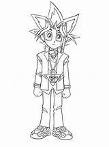 Yu Gi Oh Coloring Pages  Free Printable For Kids sketch template