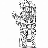 Infinity Gauntlet From The Avengers  coloring sketch template