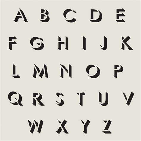 'Shadow' font | A typeface I created as an exercise. Inspire… | Flickr