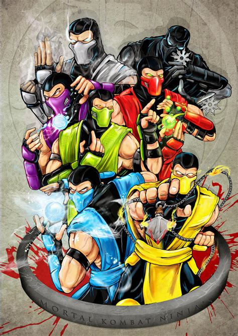 Mortal Kombat ninja's FINISHED by Sw-Art on DeviantArt