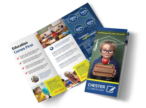 School Welcome Tri-Fold Brochure Template | MyCreativeShop