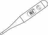 Thermometer coloring page  ColouringPages sketch template
