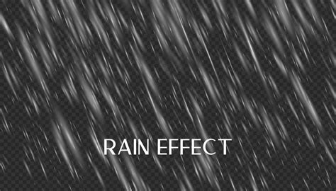 Rain effect overlay background for photo editing. Winter cold weather on sky with blizzard ...