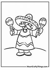 Mexican Coloring Pages 100% Free Printables sketch template