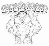 Ravana 1 Coloring Page  Free Printable Pages For Kids sketch template
