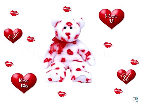 I Love You and Kiss You Valentine's day Cute Greetings and orkut scraps Free - D i g g I m a g e