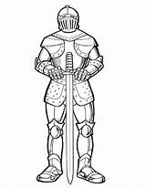 Knight colouring Page  Drawing Coloring Pages sketch template