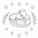 Hat Sombrero Sweet Picture Coloring Pages  Cool sketch template