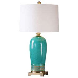 Uttermost Albertus Crackle Blue Table Lamp - Transitional - Table Lamps ...