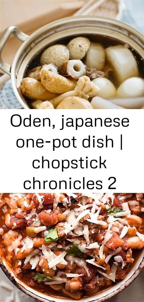 Oden, japanese one-pot dish | chopstick chronicles 2 | One pot dishes, Dishes, Italian recipes