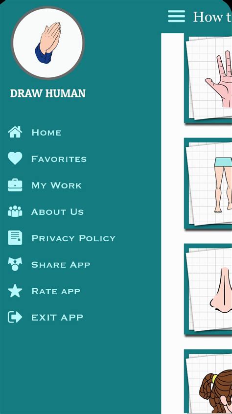 Android용 Human Body Drawing - All Body Parts APK 다운로드