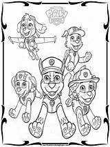Paw Patrol Coloring Pages Free Printable sketch template