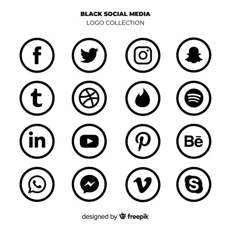 Plain Social Media Icons