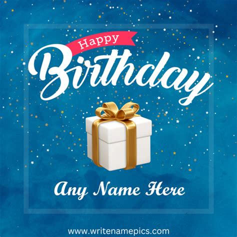 Personalized Greeting Card For Happy Birthday