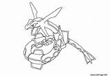 Pokemon mega rayquaza Ex coloring Pages sketch template