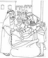 Free Bible Coloring Pages Joseph Sold Into Slavery Download  sketch template
