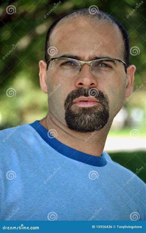 Bald man stock photo. Image of serious, bald, expression - 15926436