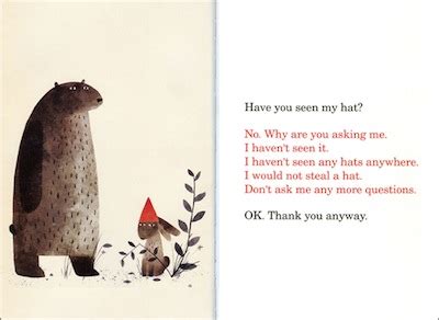 Top 100 Picture Books #74: I Want My Hat Back by Jon Klassen - A Fuse #8 Production