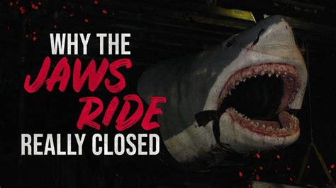 Why The Jaws Ride Really Closed | Freaky Attractions Wiki | Fandom