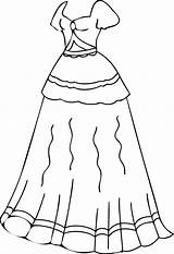 Pretty Dresses Coloring Pages At GetColoringscom  Free Printable sketch template