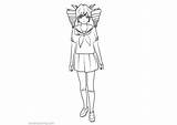 Yandere Simulator Coloring Pages sketch template