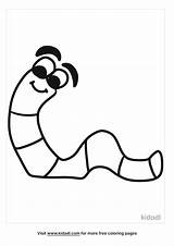 Inchworm Coloring Page sketch template