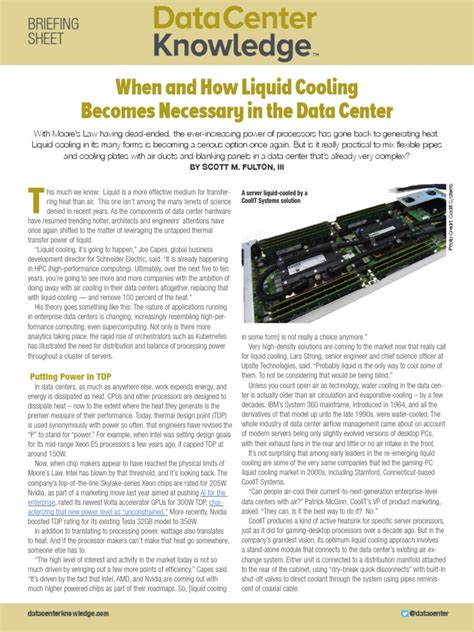 Google Data Centre Liquid Cooling | PDF | Data Center | Supercomputer