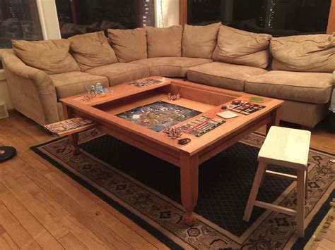 20 DIY Game Table Ideas - Love Games? | Gaming table diy, Diy coffee table, Board game table