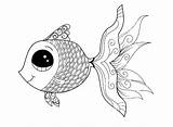 Goldfish coloring pages  40 Printable sketch template