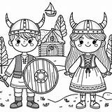 Coloring Page Interactive Viking Adventure Color For Kids sketch template