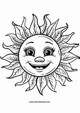 Sun Coloring Pages  78 Free PDF Printables sketch template