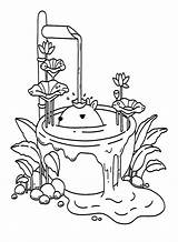 Capybara coloring Pages  ColoringLib sketch template