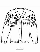 Sweater Coloring Sheet Coloring Pages sketch template