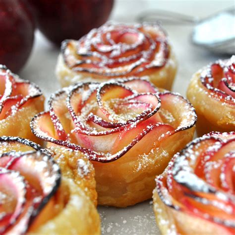 Tartes aux pommes en forme de rose. Trop facile ! | Recette tarte aux pommes, Recette et ...