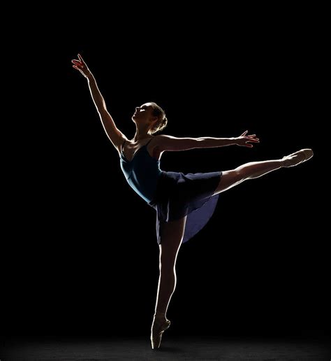 Ballerina In Arabesque Position by Lewis Mulatero