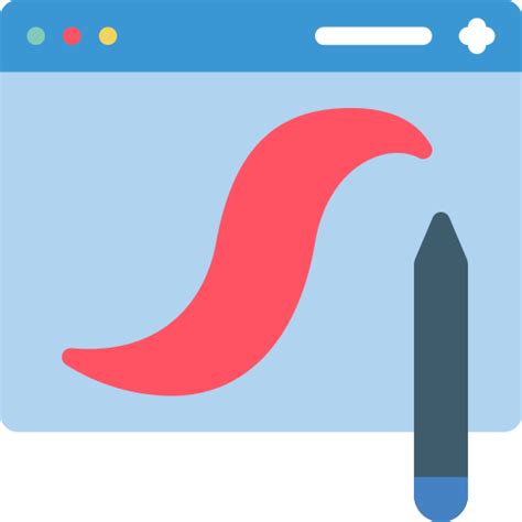 Brush tool Basic Miscellany Flat icon