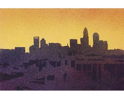 Charlotte NC skyline at sunset North Carolina USA. | Etsy in 2021 ...