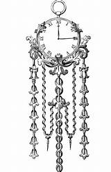 Vintage Extravagant Wall Clock coloring Page  Free Printable Coloring sketch template