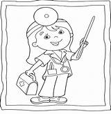 Nurse Coloring Book  Easy And Fun Nurses Pages For Kids sketch template
