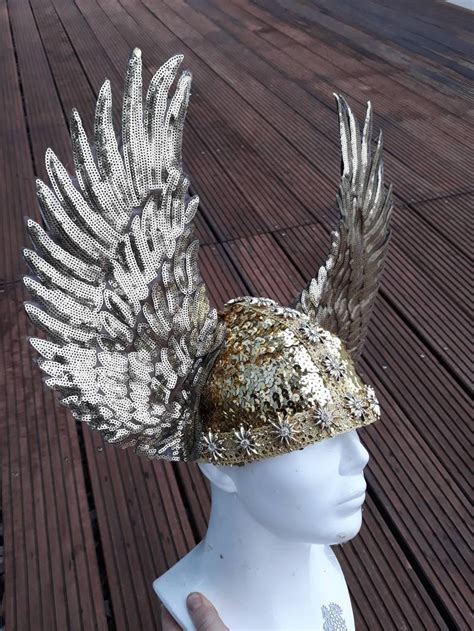 Men's Women's Winged Headdress Helmet Headpiece - Etsy