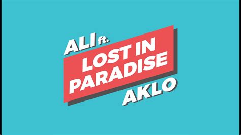 Animated Lyrics Video - LOST IN PARADISE [ALI ft. AKLO] Jujutsu Kaisen ...