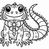 Smiling Iguana coloring Page  Download Print Or Color Online For Free sketch template