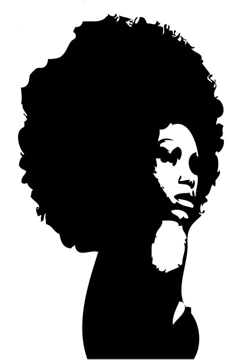 Black Woman Silhouette Clip Art - ClipArt Best