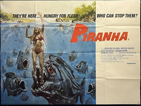 Piranha Poster, UK Quad, 1978, Larkin Bob