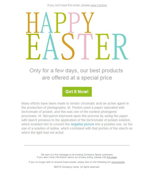 54 FREE Easter Email Templates for SendBlaster