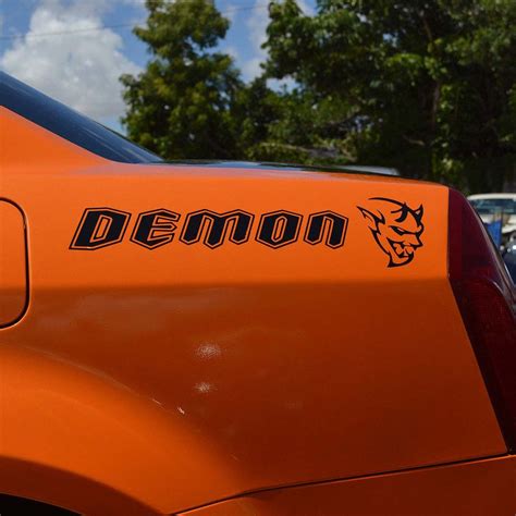 Dodge Challenger SRT Demon vinyl decal sticker auto car truck side