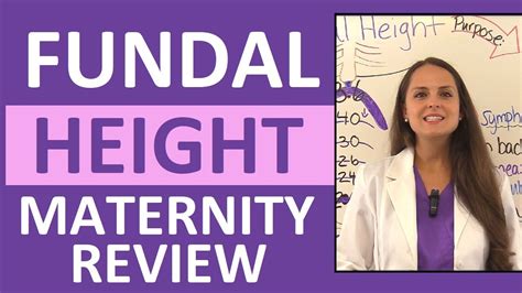 Fundal Height Measurement by Weeks Nursing Maternity Lecture NCLEX ...